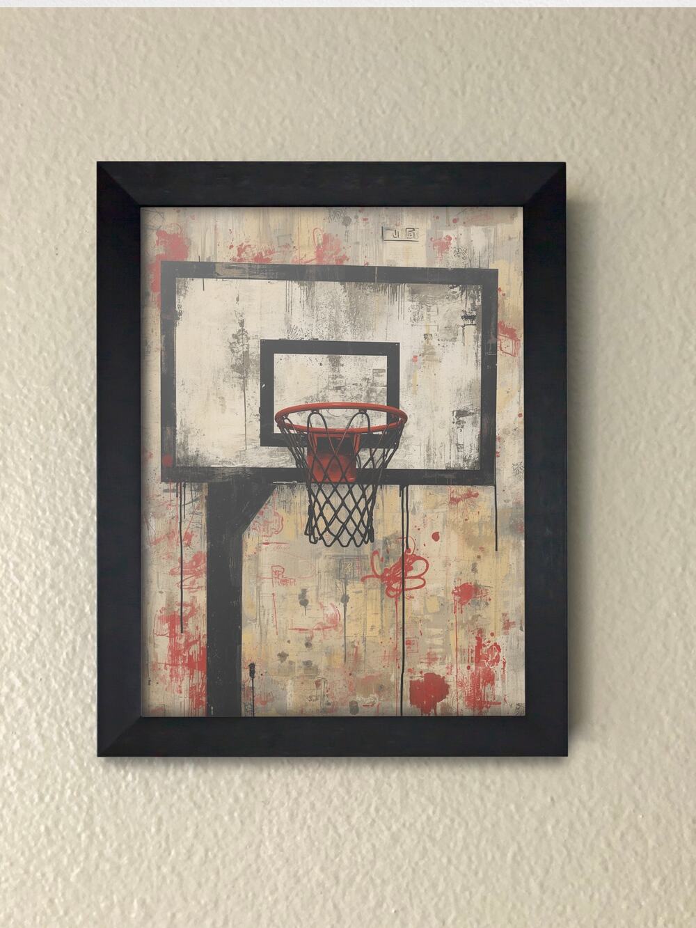 Basketball Hoop Wall Art